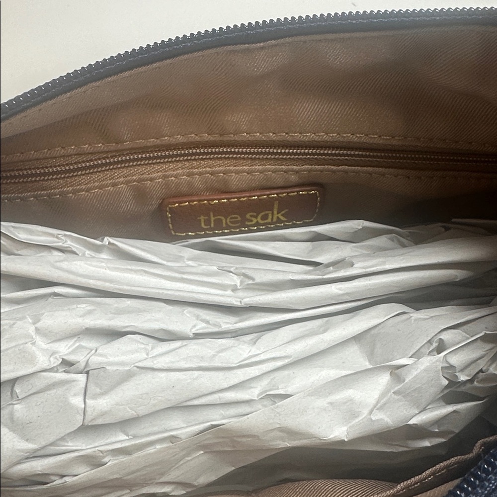 The Sak Esperato Nylon Hobo Crossbody Navy NWT - Picture 7 of 11